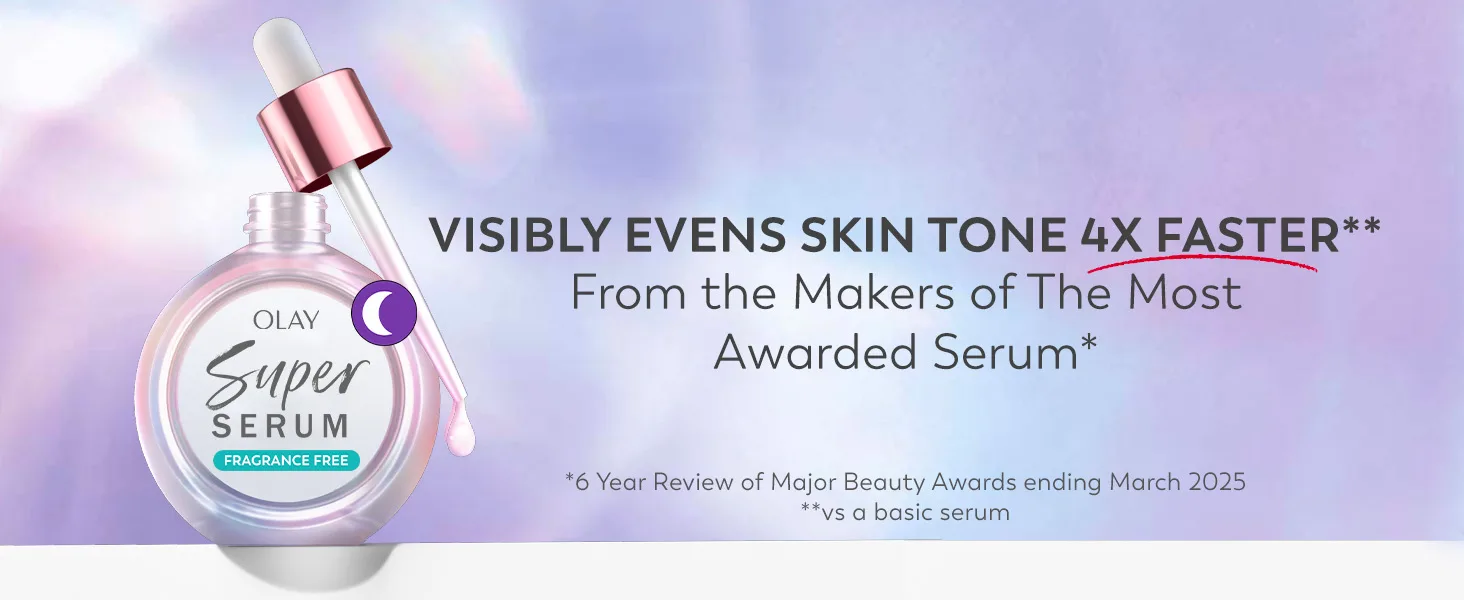 Visible evens skin tone, from the makers of the most awarded serum